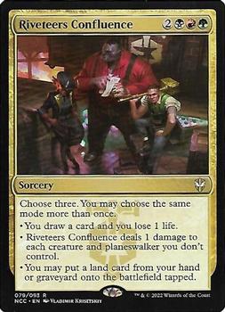 2022 Magic: The Gathering Streets of New Capenna Commander #79 Riveteers Confluence Front