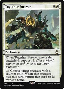 2022 Magic: The Gathering Streets of New Capenna Commander #212 Together Forever Front