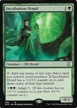 2022 Magic: The Gathering Streets of New Capenna Commander #296 Incubation Druid Front