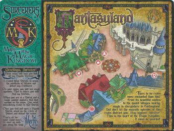 2012 Sorcerers of the Magic Kingdom - Game Board #GB1 Game Board Card – Maleficent Back