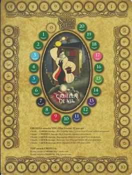 2012 Sorcerers of the Magic Kingdom - Game Board #GB3 Game Board Card – Cruella Front