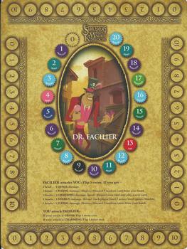 2012 Sorcerers of the Magic Kingdom - Game Board #GB4 Game Board Card – Dr. Facilier Front