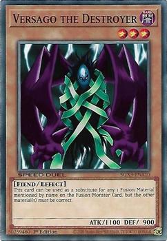 2023 Yu-Gi-Oh!  Speed Duel GX: Duelists Of Shadows English 1st Edition #SGX3-ENA10 Versago the Destroyer Front