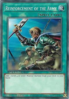 2023 Yu-Gi-Oh!  Speed Duel GX: Duelists Of Shadows English 1st Edition #SGX3-END11 Reinforcement of the Army Front