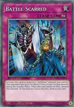 2023 Yu-Gi-Oh!  Speed Duel GX: Duelists Of Shadows English 1st Edition #SGX3-ENE19 Battle-Scarred Front