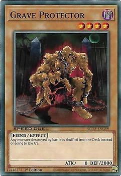 2023 Yu-Gi-Oh!  Speed Duel GX: Duelists Of Shadows English 1st Edition #SGX3-ENG09 Grave Protector Front