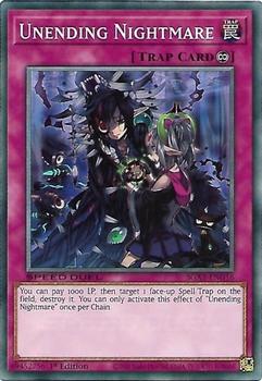 2023 Yu-Gi-Oh!  Speed Duel GX: Duelists Of Shadows English 1st Edition #SGX3-ENG16 Unending Nightmare Front