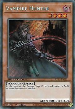2023 Yu-Gi-Oh!  Speed Duel GX: Duelists Of Shadows English 1st Edition #SGX3-ENI19 Vampire Hunter Front