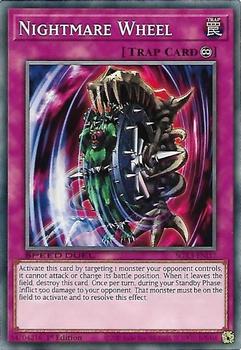 2023 Yu-Gi-Oh!  Speed Duel GX: Duelists Of Shadows English 1st Edition #SGX3-ENI37 Nightmare Wheel Front