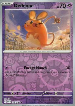 2023 Pokemon Scarlet & Violet - Reverse Holo #094/198 Dedenne Front