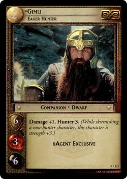 2002 Decipher Lord of the Rings Promos #0P123 Gimli, Eager Hunter Front