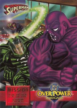 1996 Fleer DC Overpower - Mission: Eye of the Storm #5 Leftovers! Front
