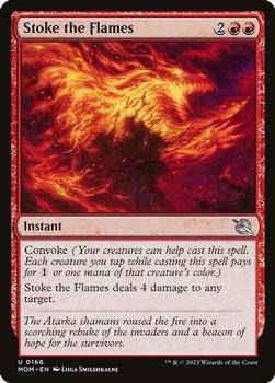 2023 Magic: The Gathering March of the Machine #0166 Stoke the Flames Front