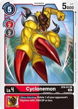 2022 Digimon New Awakening #BT8-011 Cyclonemon Front
