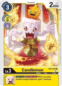 2022 Digimon New Awakening #BT8-035 Candlemon Front