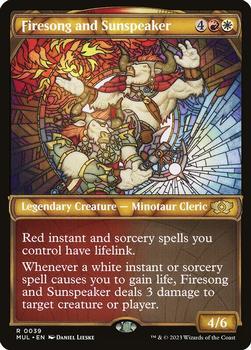 2023 Magic: The Gathering March of the Machine - Multiverse Legends #0039 Firesong and Sunspeaker Front