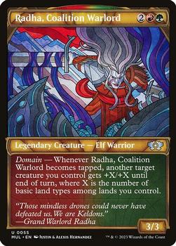 2023 Magic: The Gathering March of the Machine - Multiverse Legends #0055 Radha, Coalition Warlord Front