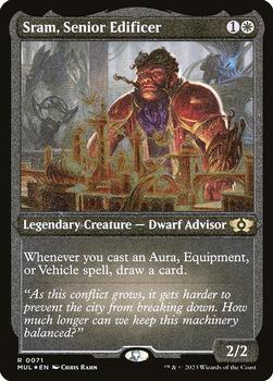 2023 Magic: The Gathering March of the Machine - Multiverse Legends #0071 Sram, Senior Edificer Front
