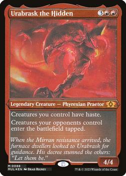 2023 Magic: The Gathering March of the Machine - Multiverse Legends #0088 Urabrask the Hidden Front