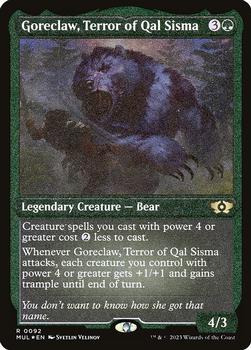 2023 Magic: The Gathering March of the Machine - Multiverse Legends #0092 Goreclaw, Terror of Qal Sisma Front