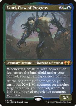 2023 Magic: The Gathering March of the Machine - Multiverse Legends #0103 Ezuri, Claw of Progress Front