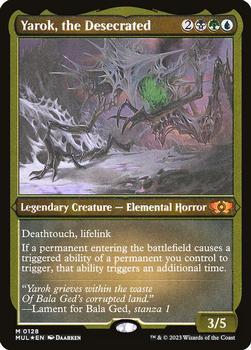 2023 Magic: The Gathering March of the Machine - Multiverse Legends #0128 Yarok, the Desecrated Front