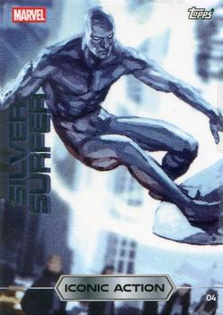2022 Topps Hero Attax Marvel Comicverse (India) #04 Silver Surfer Front