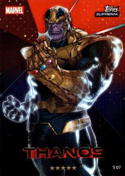 2022 Topps Hero Attax Marvel Comicverse (India) - Suprema #S 07 Thanos Front