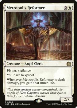 2023 Magic: The Gathering March of the Machine: The Aftermath #4 Metropolis Reformer Front