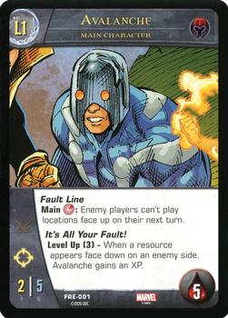 2020 Upper Deck VS System 2PCG: Freedom Force #FRE-001 Avalanche Front