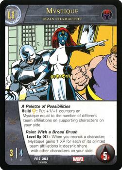 2020 Upper Deck VS System 2PCG: Freedom Force #FRE-003 Mystique Front