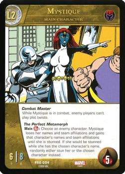 2020 Upper Deck VS System 2PCG: Freedom Force #FRE-004 Mystique Front