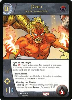 2020 Upper Deck VS System 2PCG: Freedom Force #FRE-005 Pyro Front