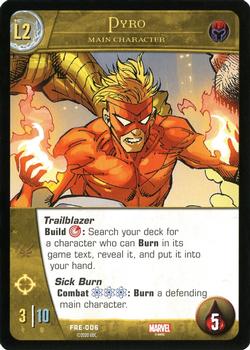 2020 Upper Deck VS System 2PCG: Freedom Force #FRE-006 Pyro Front