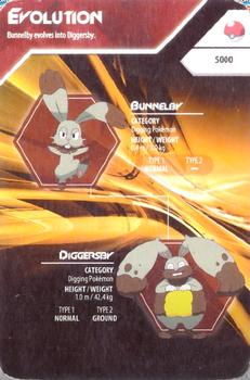 2016 Kellogg's Pokemon Evolution Index #NNO Bunnelby / Diggersby Front