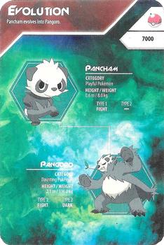 2016 Kellogg's Pokemon Evolution Index #NNO Pancham / Pangoro Front