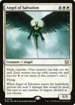 2023 Magic: The Gathering March of the Machine - Commander Decks #0170 Angel of Salvation Front
