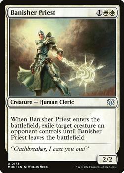 2023 Magic: The Gathering March of the Machine - Commander Decks #0173 Banisher Priest Front