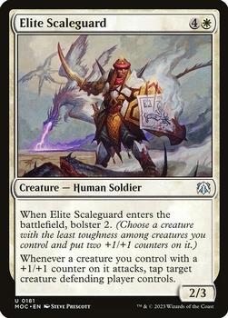 2023 Magic: The Gathering March of the Machine - Commander Decks #0181 Elite Scaleguard Front