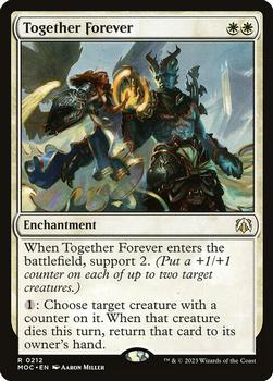 2023 Magic: The Gathering March of the Machine - Commander Decks #0212 Together Forever Front