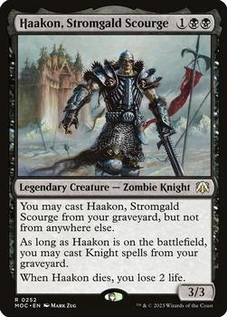 2023 Magic: The Gathering March of the Machine - Commander Decks #0252 Haakon, Stromgald Scourge Front