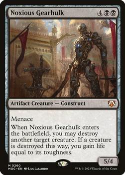2023 Magic: The Gathering March of the Machine - Commander Decks #0260 Noxious Gearhulk Front