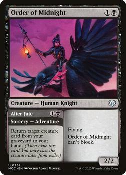 2023 Magic: The Gathering March of the Machine - Commander Decks #0261 Order of Midnight Front