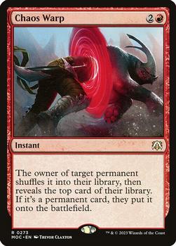 2023 Magic: The Gathering March of the Machine - Commander Decks #0273 Chaos Warp Front