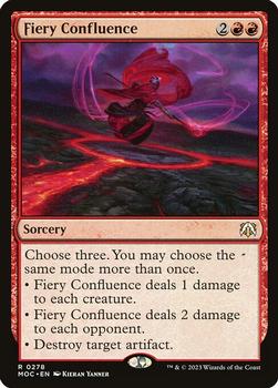 2023 Magic: The Gathering March of the Machine - Commander Decks #0278 Fiery Confluence Front