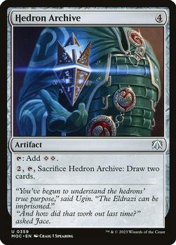 2023 Magic: The Gathering March of the Machine - Commander Decks #0359 Hedron Archive Front