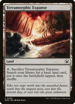 2023 Magic: The Gathering March of the Machine - Commander Decks #0439 Terramorphic Expanse Front