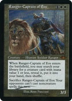2021 Magic The Gathering Modern Horizons 2 - Modern Horizons 1 Retro Frame Foil Etched #5/40 Ranger-Captain of Eos Front