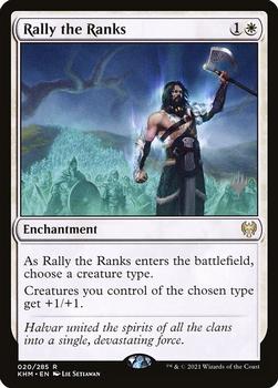 2021 Magic the Gathering Kaldheim - Planeswallker Stamped #020 Rally the Ranks Front