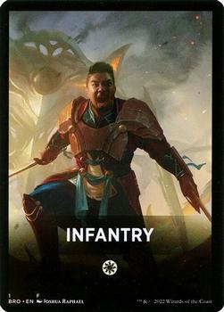 2022 Magic The Gathering The Brothers' War - Jumpstart Front Cards #1 Infantry Front